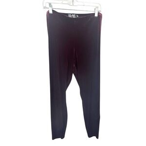 Sympli Leggings‎ Womens Size 10 Velvet Soft Stretch Pants Pull On Burgundy Red
